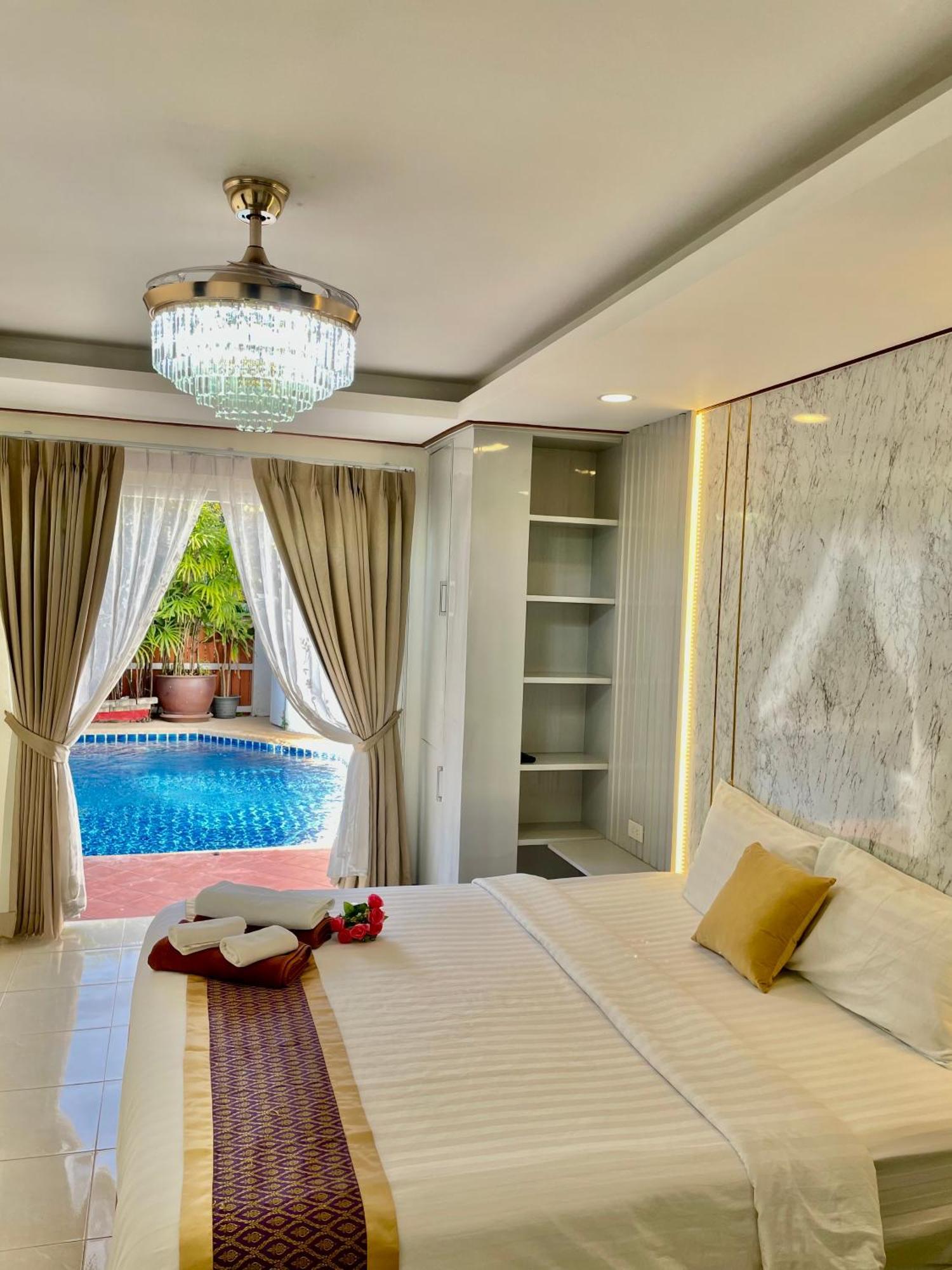 Pattaya Pool Villa39A 300 Mater To Beach Gate Exit Kültér fotó
